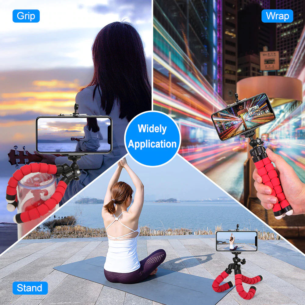 Tripod for Phone Flexible Sponge Octopus Mini Tripod for Iphone Mini Camera Tripod Phone Holder Clip Stand Tripod for Phone Flexible Sponge Octopus Mini Tripod for Iphone Mini Camera Tripod Phone Holder Clip Stand